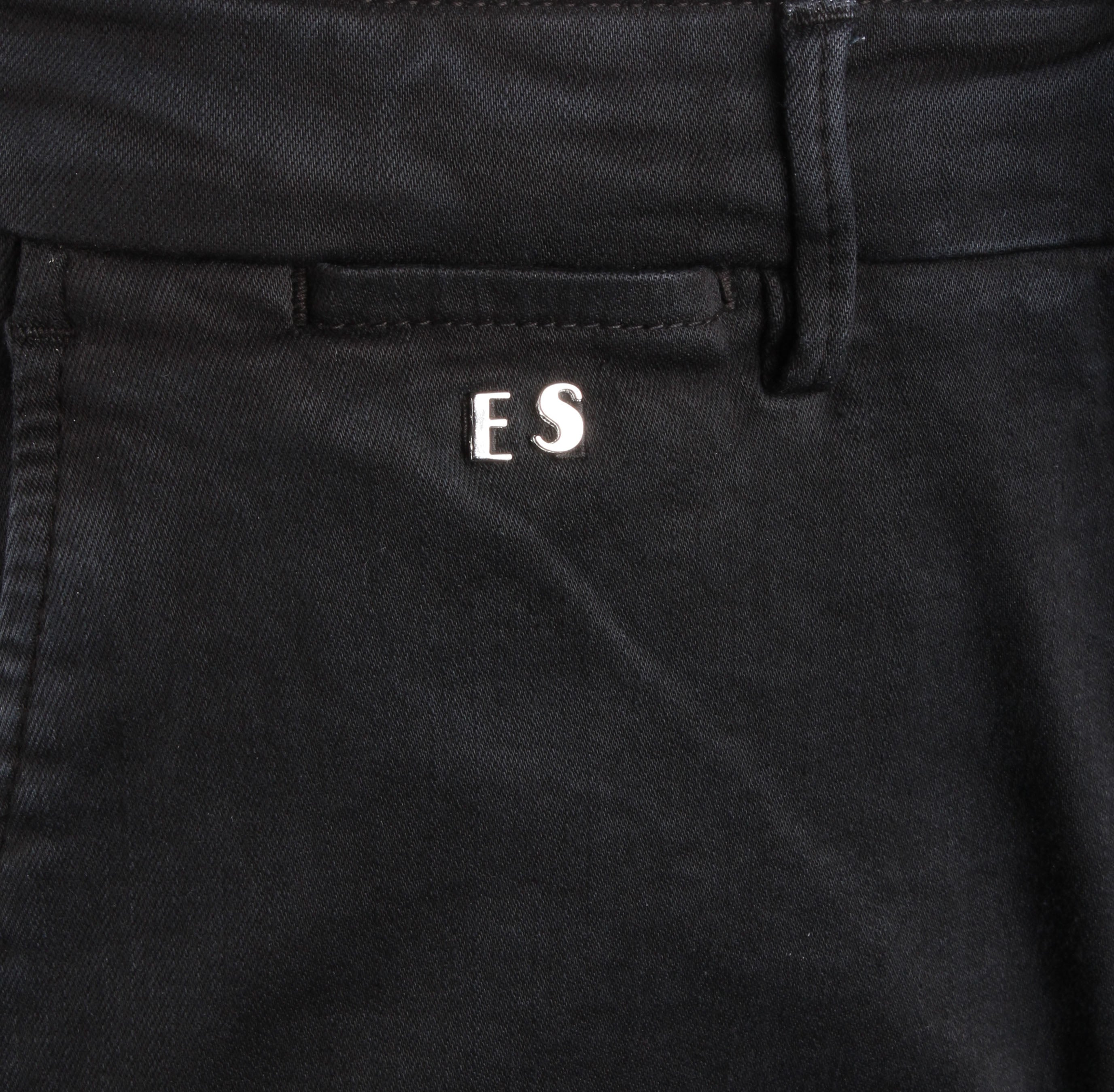 LUIS Stretch Denim Chino Black