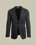 Charcoal Wool & Cashmere Jersey Jacket