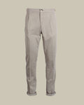MANILLA Beige Side Fasten Cashmere Blend Chino