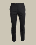 Charcoal Machine Wash Stretch Wool Trouser