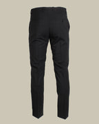 Charcoal Machine Wash Stretch Wool Trouser