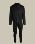 VENTUNO Black Oversized Wool Twinset