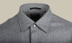 Light Grey Techmerino Lightly Padded Overshirt