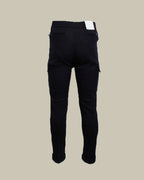 Navy Cashmere Blend Jersey Hooded Twinset
