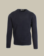 Midnight Blue Cashmere Crew Neck