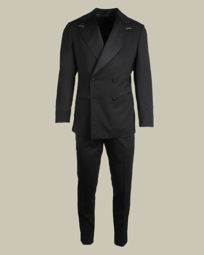 Double Breasted Loro Piana Wool Tuxedo