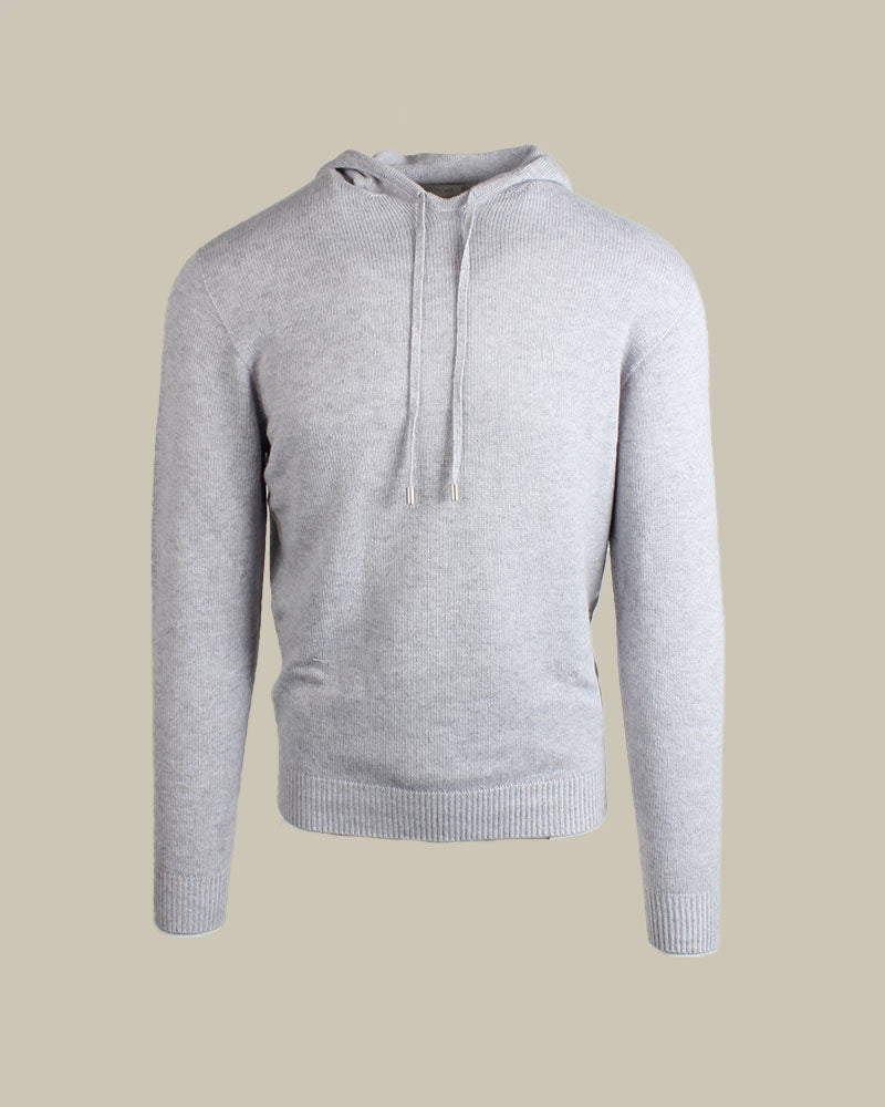 Light Grey Cashmere Hoodie