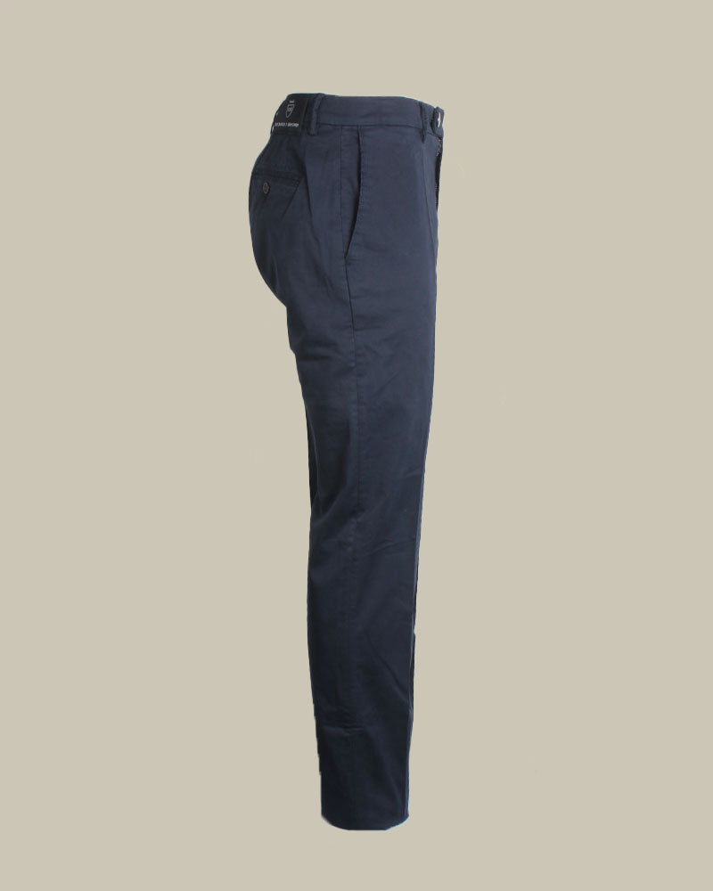 Navy SINGAPORE Stretch Cotton Chino