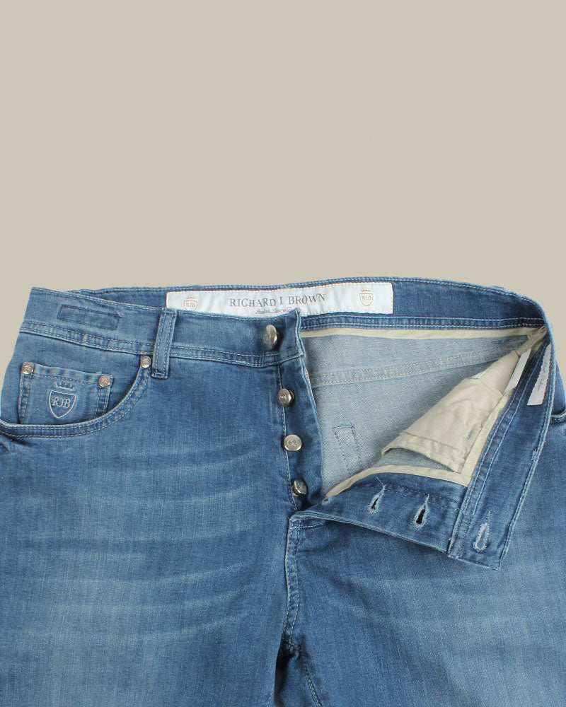 TOKYO Light Wash Blue Stretch Jean