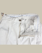 MANILA Light Beige Cotton & Linen Blend Chino