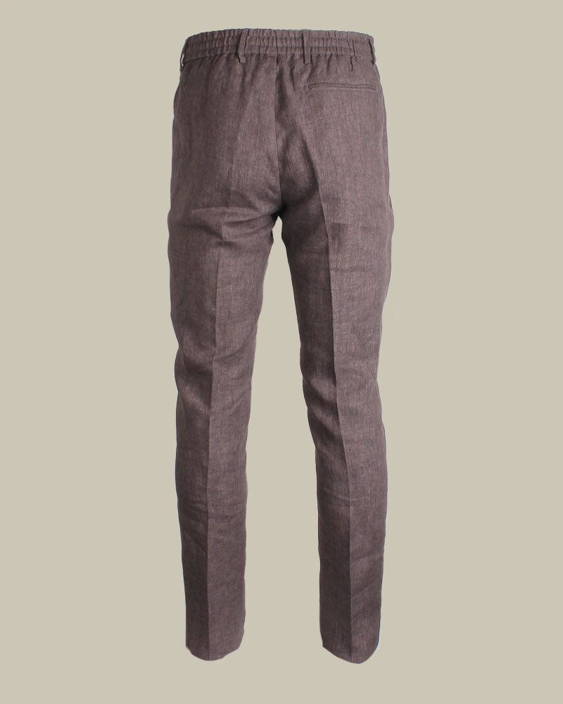 Rose Drawstring Linen Trousers