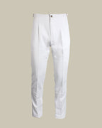 MANILA Light Beige Cotton & Linen Blend Chino
