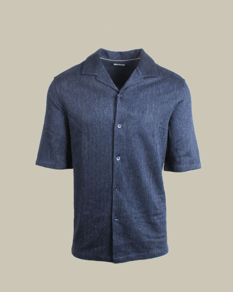 Cotton & Linen Blend Resort Shirt