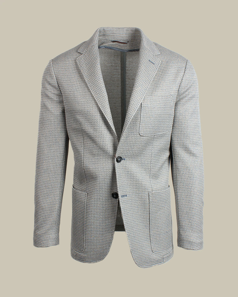 Unconstructed Honeycomb Weave Jacket