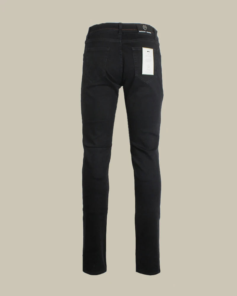 TOKYO Black Slim Fit 5 Pocket Travel Jean