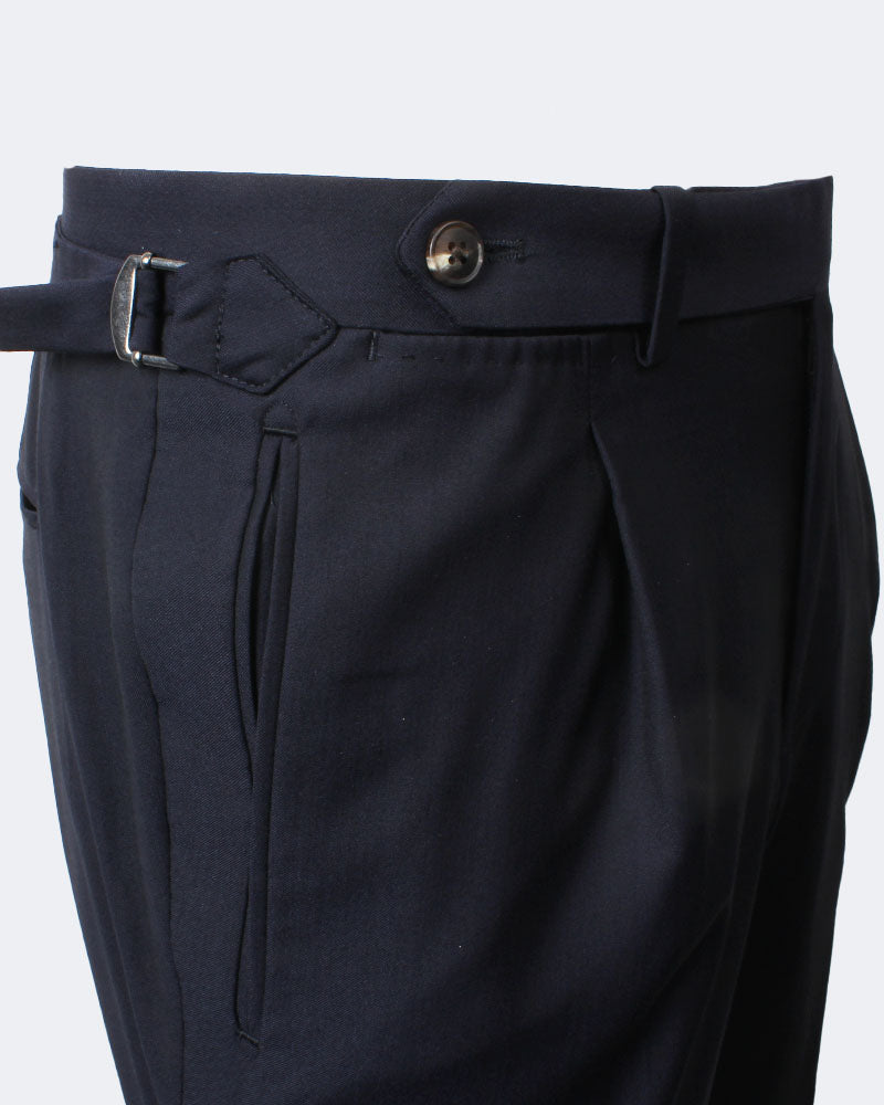 Navy Double Breasted Loro Piana Fabric Suit