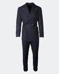 Navy Double Breasted Loro Piana Fabric Suit