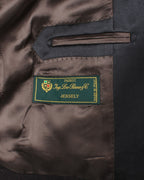 Brown Loro Piana Flannel Shawl Collar Tuxedo