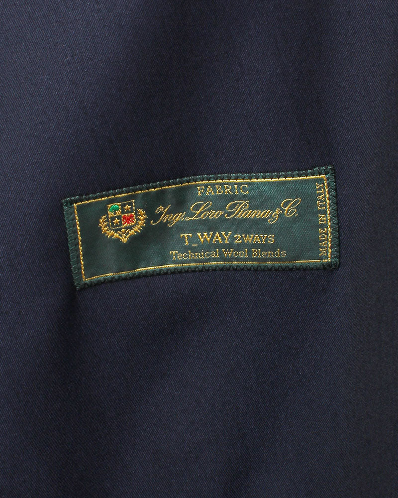Navy Double Breasted Loro Piana Fabric Suit