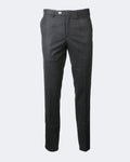 SINGAPORE Charcoal Grey Wool Flannel Chino