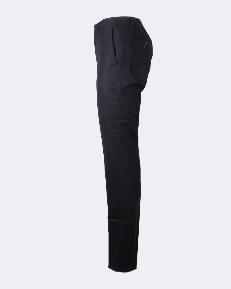 SINGAPORE Navy Wool Flannel Chino