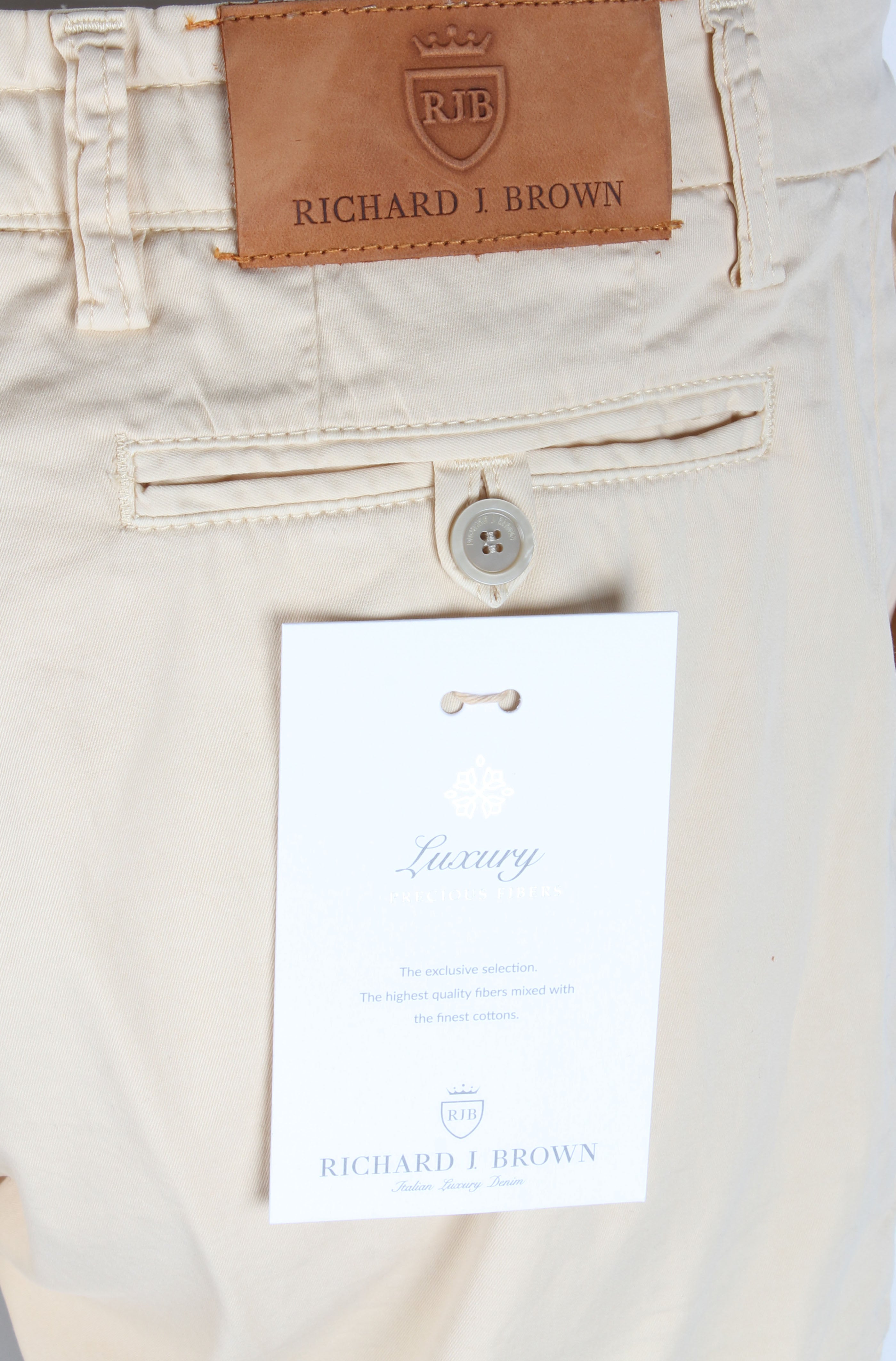 SPARGI Cotton & Silk Blend Stretch Shorts Yellow