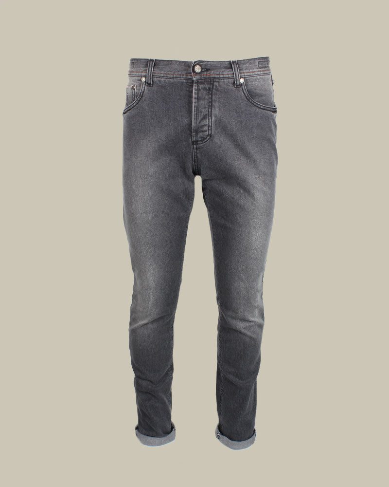 MILANO Grey Japanese Selvedge Jean