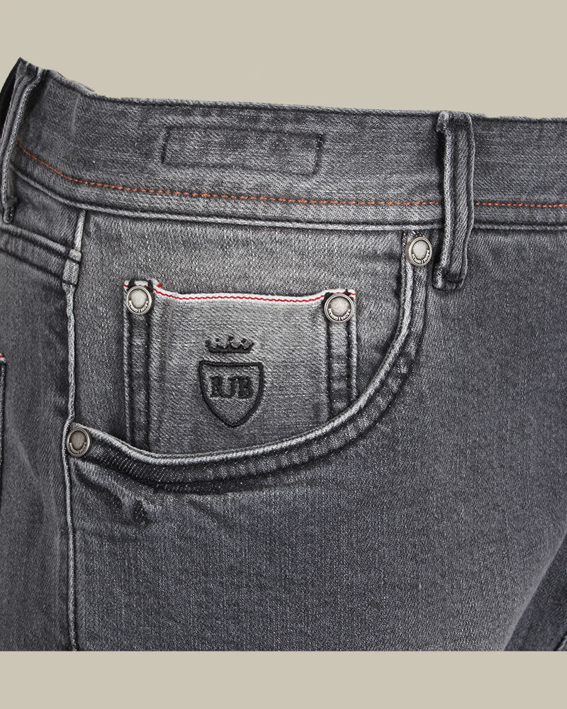 MILANO Grey Japanese Selvedge Jean