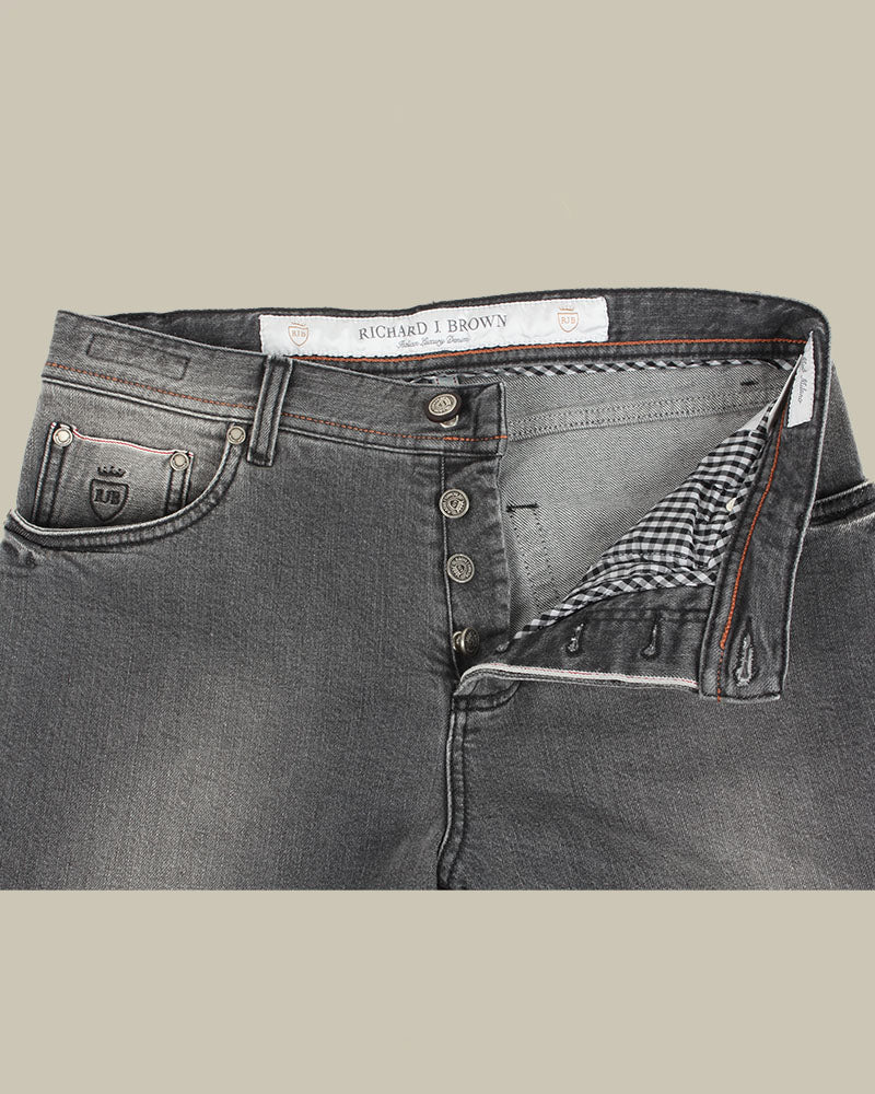 MILANO Grey Japanese Selvedge Jean