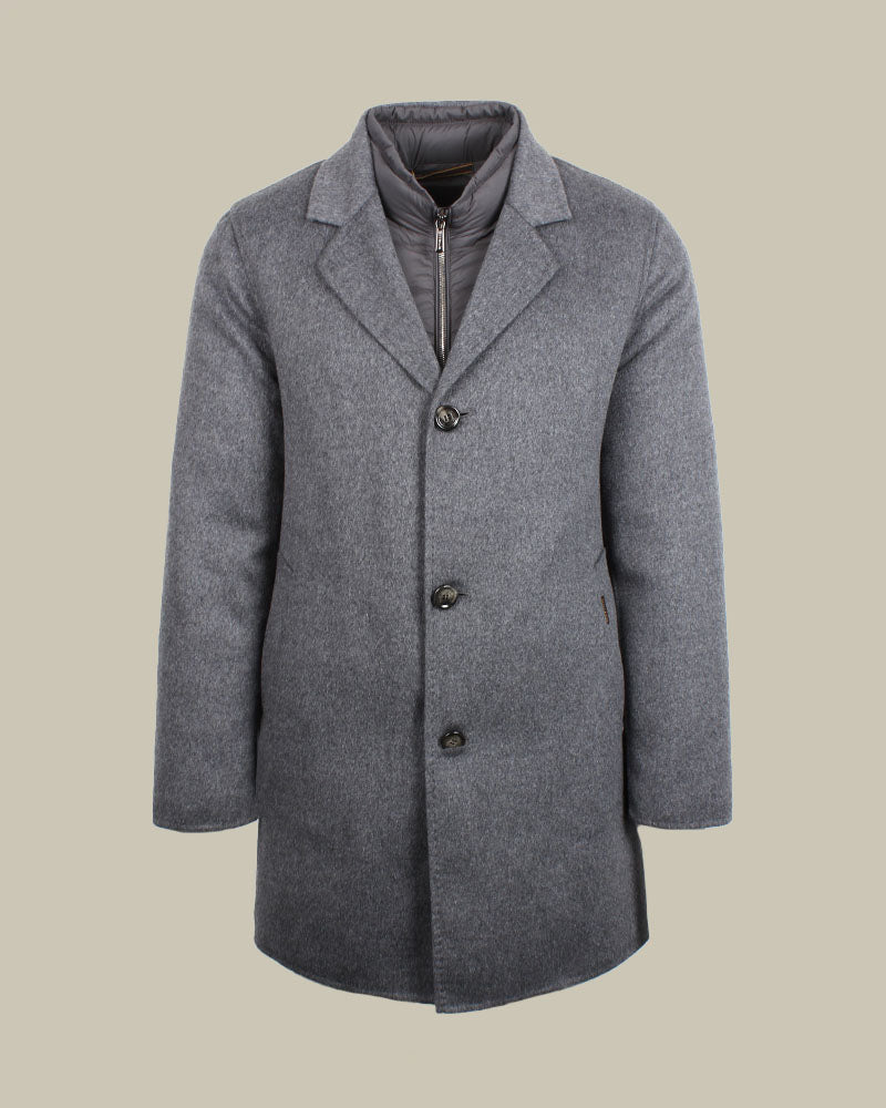 DOMIZIO 2 in 1 Cashmere Blend Overcoat