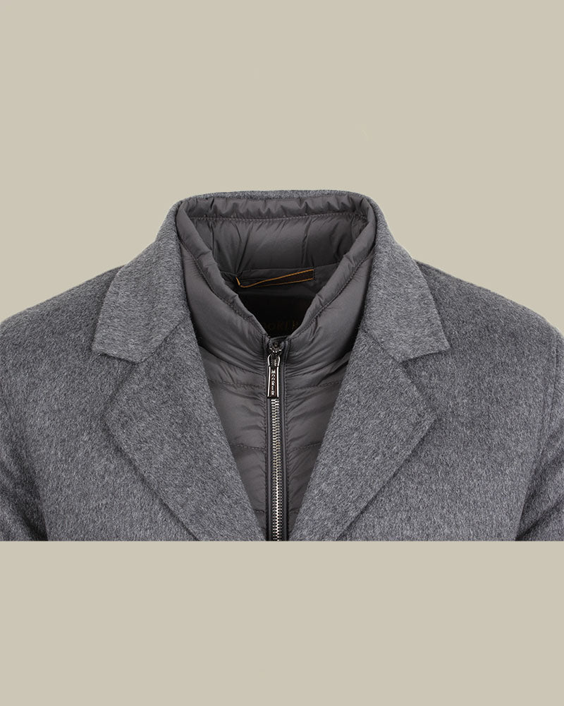 DOMIZIO 2 in 1 Cashmere Blend Overcoat