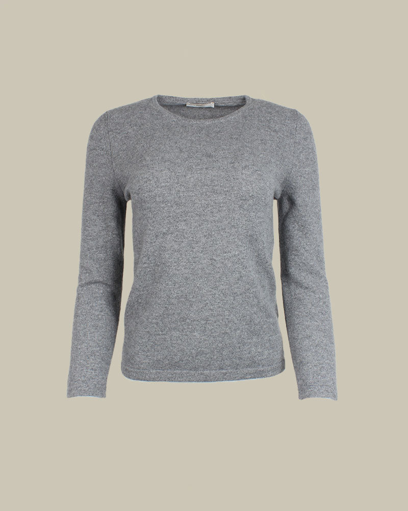 Argentina Grey Cashmere Sweater