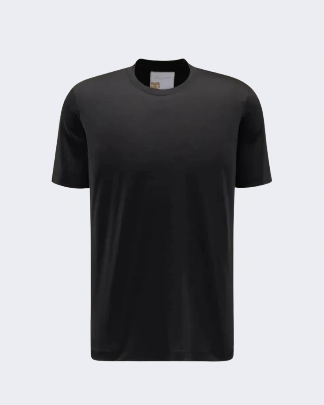 JAMES Virgin Wool Black T Shirt