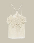 Lace Top With Ruffles