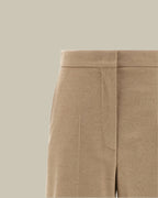 Marengo Beige Pure Brushed Wool Trouser