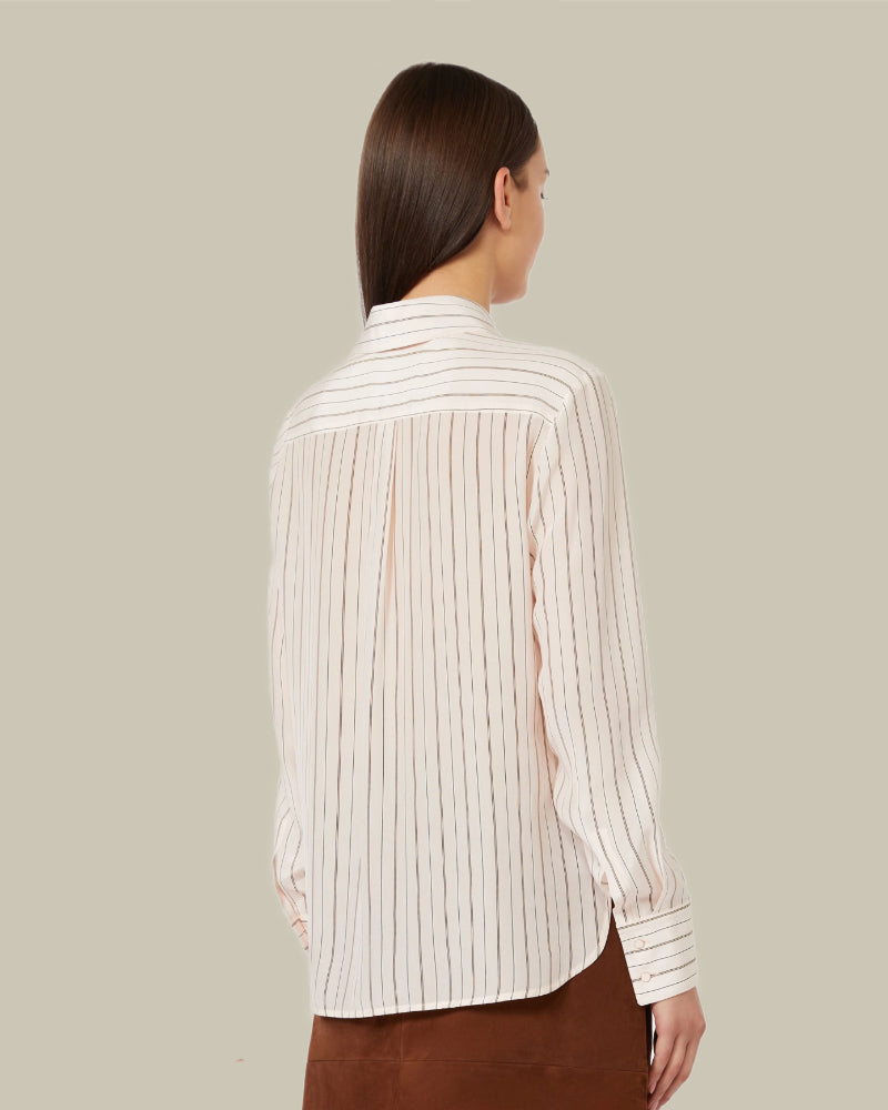Silk Striped Shirt