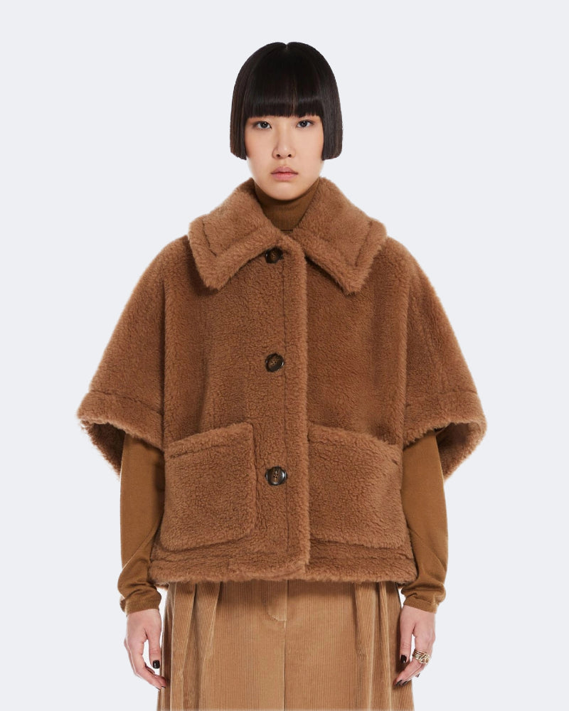 Newterzo Teddy Shearling Cape