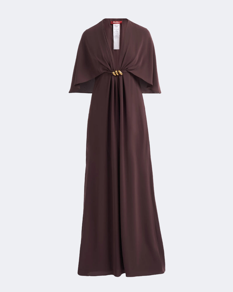 Cady Dress With Cape Detail