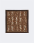 Printed Silk Scarf Caramel