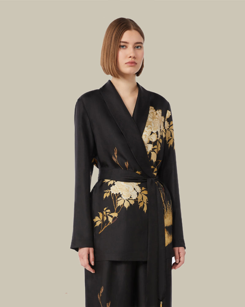 Printed Silk Tunic