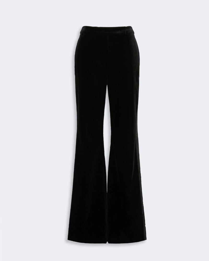Velvet Tuxedo Trousers Black