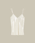 Light Gold Viscose Lamé Top