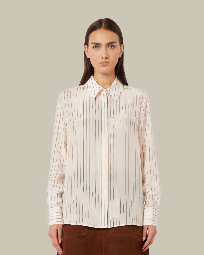 Silk Striped Shirt