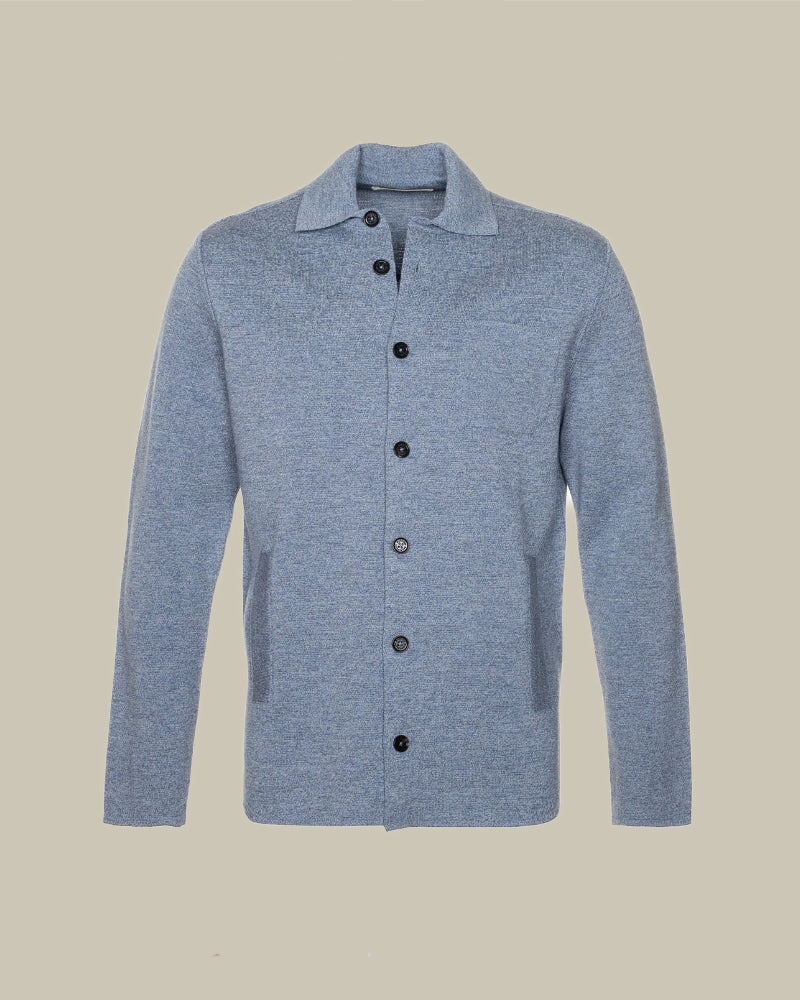 Summer Cashmere Knitted Overshirt