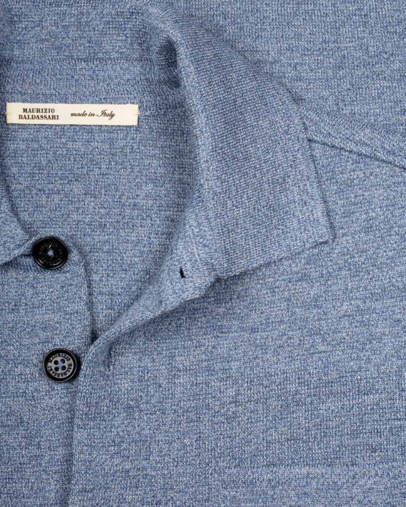 Summer Cashmere Knitted Overshirt