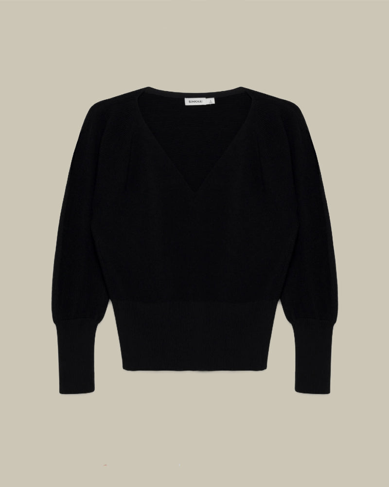 Montana Black Knit Pullover