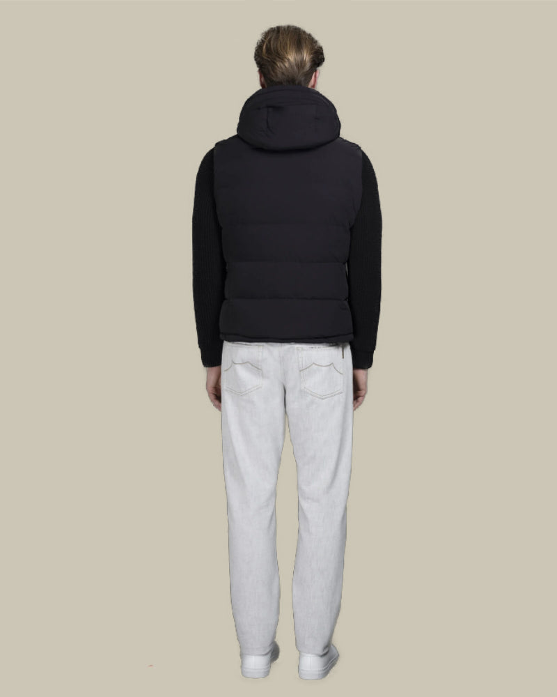 FOSCOLO Navy Down Hybrid Jacket