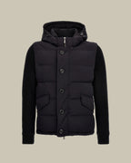 FOSCOLO Black Down Hybrid Jacket