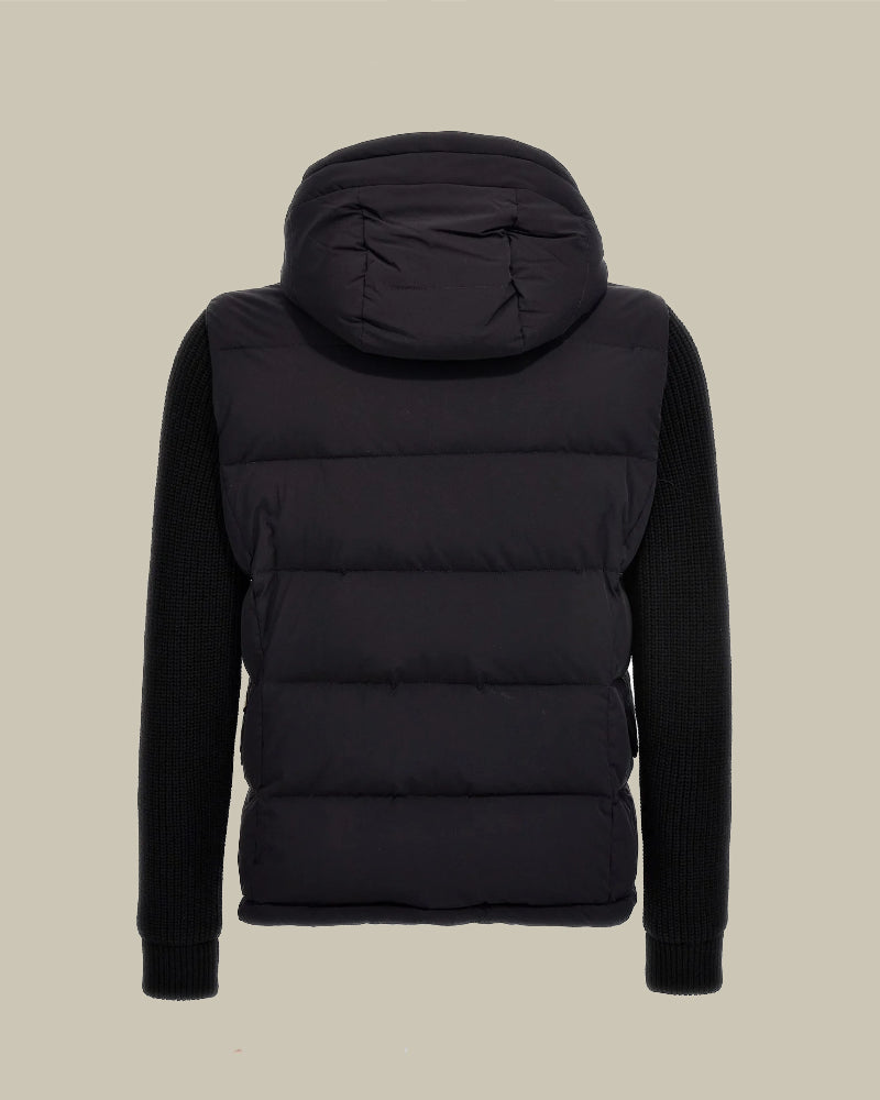 FOSCOLO Black Down Hybrid Jacket