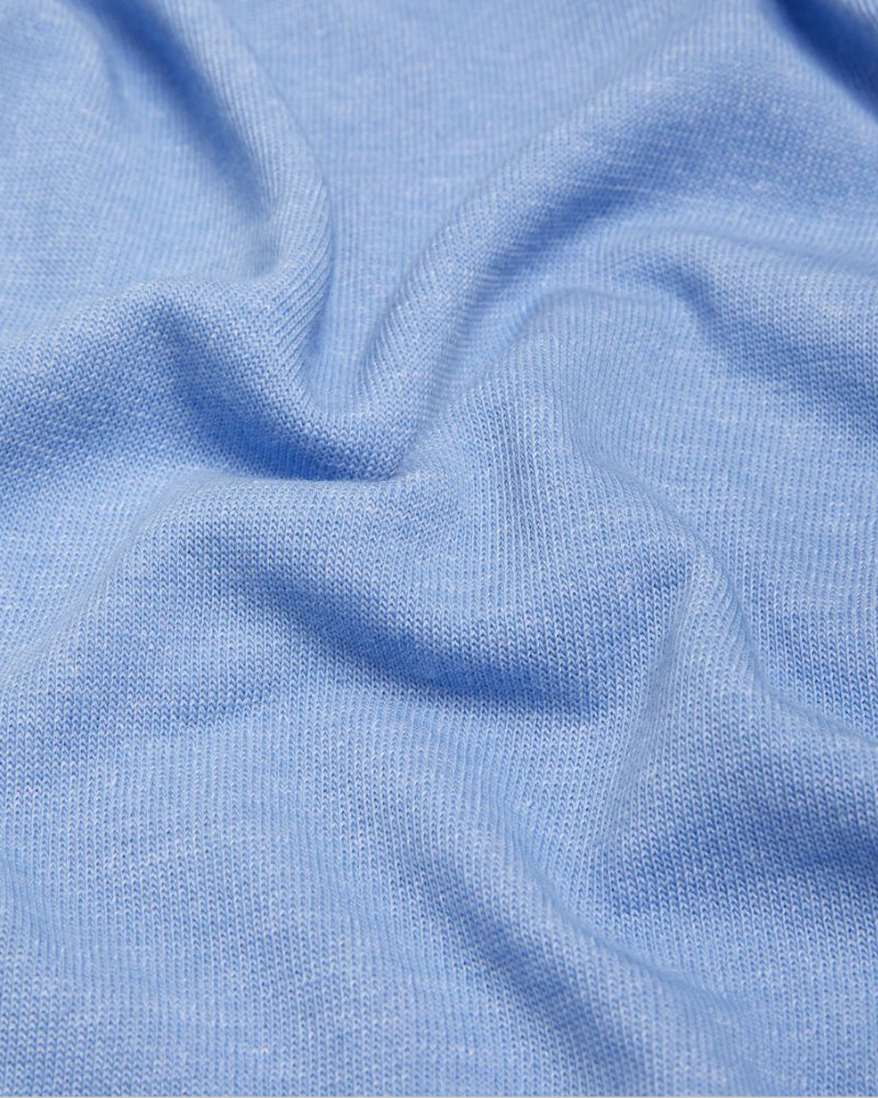 JUDE Light Blue Knitted T-Shirt